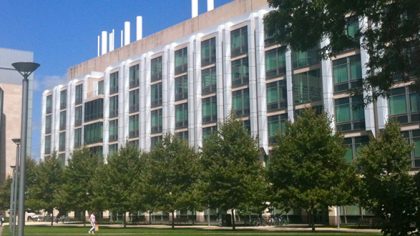 Koch Biology Building on Ames Street